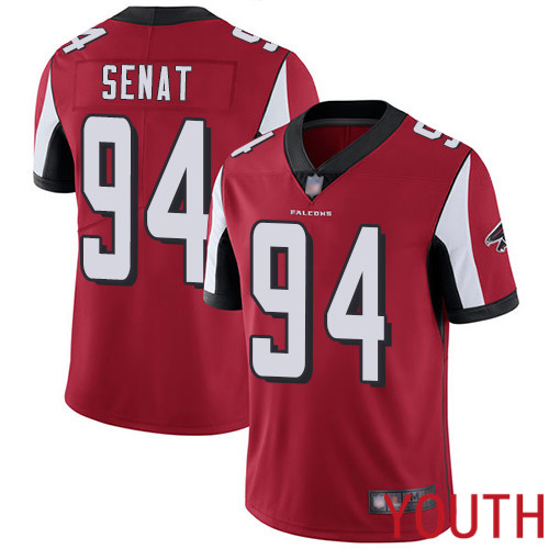 Atlanta Falcons Limited Red Youth Deadrin Senat Home Jersey NFL Football #94 Vapor Untouchable